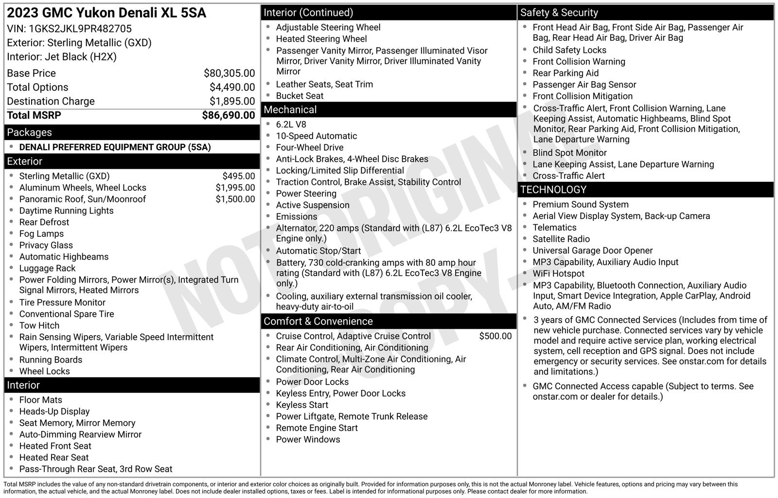 gmc yukon xl 2023 1GKS2JKL9PR482705 image gmc yukon xl 2023 1GKS2JKL9PR482705 image